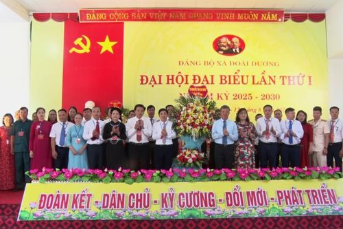 Đại hội đại biểu Đảng bộ xã Đoài Dương lần thứ I, nhiệm kỳ 2025 - 2030