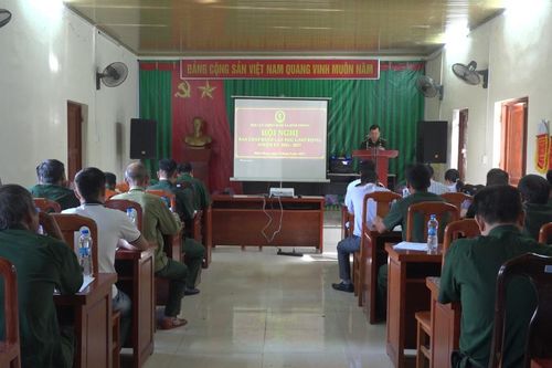 Hội Cựu chiến binh xã Đình Phong Hội nghị Ban Chấp hành lần thứ I, nhiệm kỳ 2022 - 2027