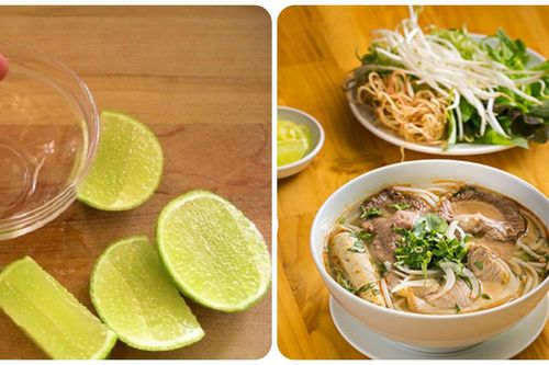 Ăn phở vắt thêm chanh có tác dụng gì?