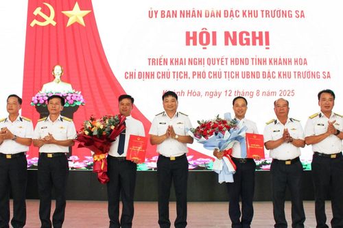 Chỉ định Chủ tịch, Phó Chủ tịch UBND đặc khu Trường Sa