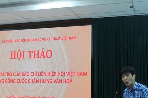 Phát huy vai trò của báo chí trong công cuộc chấn hưng văn hóa