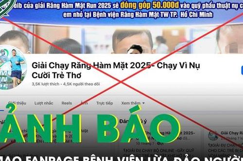 Cảnh báo giả mạo Fanpage bệnh viện lừa đảo người dân