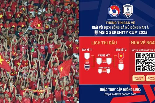VFF triển khai bán vé bán kết Giải bóng đá nữ vô địch Đông Nam Á
