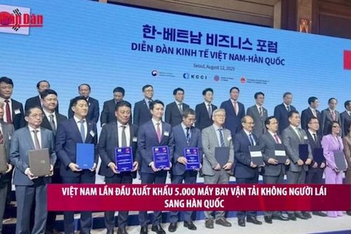 Việt Nam lần đầu xuất khẩu 5.000 máy bay vận tải không người lái sang Hàn Quốc