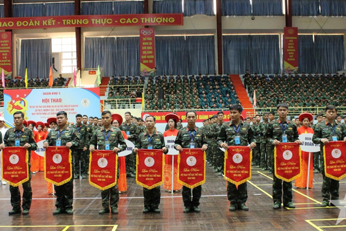 Quân khu 5: Khai mạc Hội thao thể dục thể thao chào mừng Đại hội đại biểu Đảng bộ Quân khu lần thứ XI