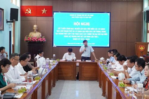 TPHCM lấy ý kiến các cơ quan báo chí cho dự thảo Báo cáo chính trị