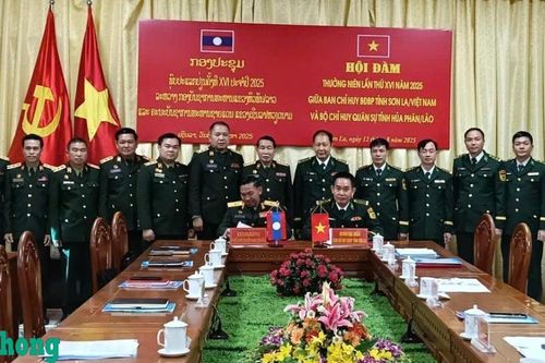 Hội đàm thường niên giữa Ban Chỉ huy BĐBP tỉnh Sơn La và Bộ Chỉ huy Quân sự tỉnh Hủa Phăn, Lào