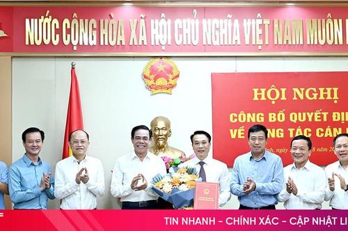 Công bố quyết định bổ nhiệm Chánh Văn phòng Đoàn ĐBQH&HĐND Hà Tĩnh