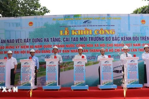 Thành phố Hồ Chí Minh khởi công dự án chỉnh trang bờ bắc kênh Đôi