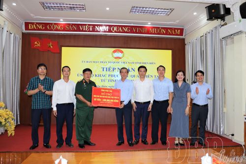 Tỉnh Phú Thọ hỗ trợ Điện Biên 1 tỷ đồng khắc phục hậu quả thiên tai