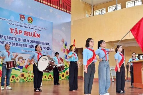 Khai mạc lớp tập huấn nghiệp vụ công tác Đội trong nhà trường