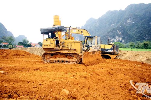 Đẩy nhanh tiến độ thi công đường kết nối ĐT.265 đi Yên Thế, Bắc Ninh