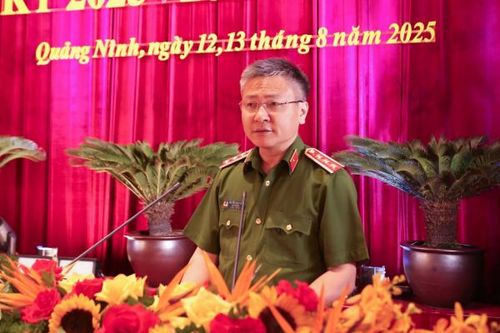 Thứ trưởng Nguyễn Ngọc Lâm dự Đại hội đại biểu Công an tỉnh Quảng Ninh