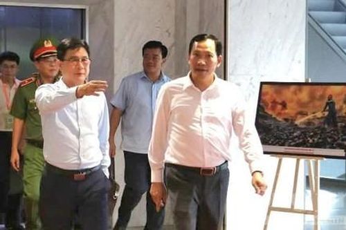 Thứ trưởng Lê Văn Tuyến kiểm tra công tác tổ chức triển lãm quốc tế về PCCC&CNCH
