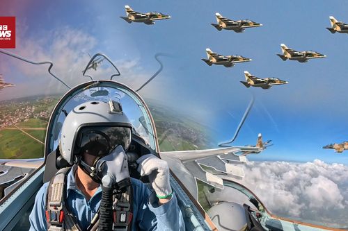 Mãn nhãn biên đội 6 chiếc Yak-130 xé gió bật tăng lực 'khoan' trời