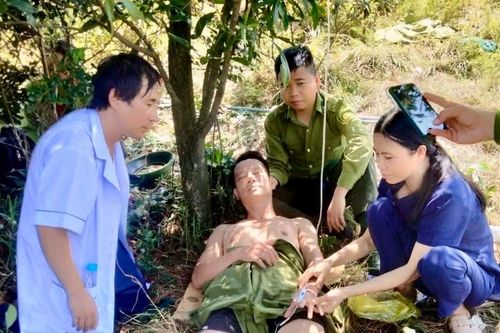 Cứu sống cán bộ kiểm lâm bị ngạt, sốc nhiệt khi chữa cháy rừng