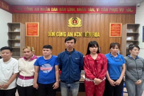 Bắt 7 đối tượng gây mất an ninh trật tự tại Khu công nghiệp Amata