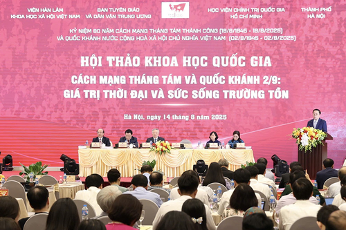 Hội thảo khoa học quốc gia kỷ niệm 80 năm Cách mạng Tháng Tám và Quốc khánh 2-9