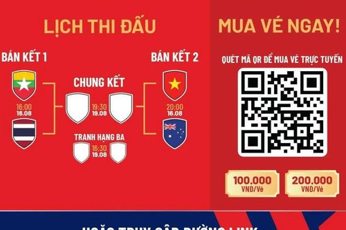 VFF mở bán vé trận bán kết giải nữ Đông Nam Á 2025