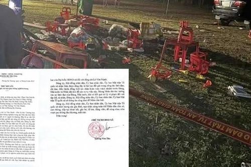 Phó Bí thư xã lái xe biển xanh tông 1 trẻ tử vong, Chủ tịch xã viết thư xin lỗi