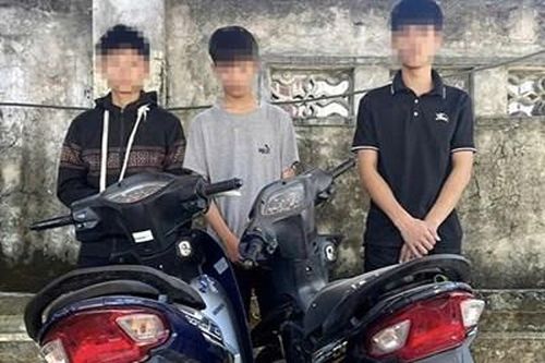 Phê chuẩn khởi tố 3 thiếu niên trộm cắp xe mô tô