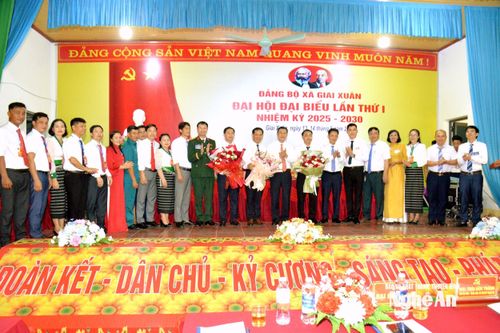 Xã Giai Xuân tổ chức Đại hội đại biểu lần thứ I, nhiệm kỳ 2025 - 2030