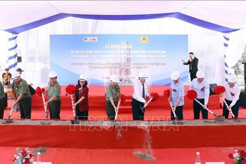 Khởi công dự án nhà ở cho lực lượng vũ trang Công an nhân dân
