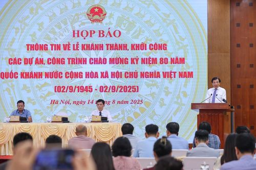 Sẽ đồng loạt khánh thành, khởi công 250 dự án vào ngày 19/8