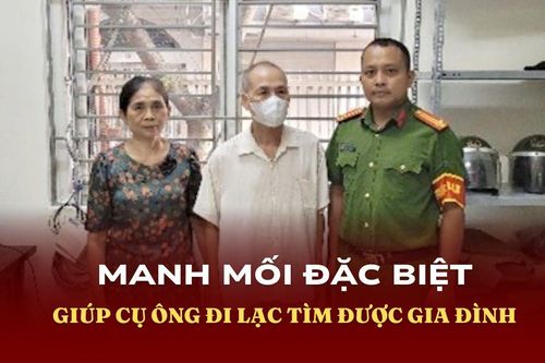 Cụ ông đi lạc được đoàn tụ với gia đình nhờ manh mối đặc biệt từ bệnh viện