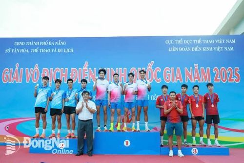 Đồng Nai giành 4 huy chương vàng, hạng 6 Giải vô địch điền kinh quốc gia 2025