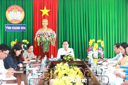 Khẩn trương xây dựng, hoàn thành kế hoạch đại hội Mặt trận cấp tỉnh