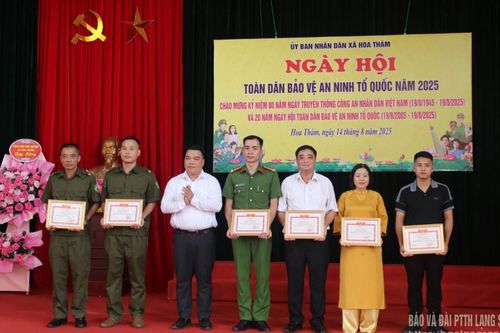 Xã Hoa Thám tổ chức ngày hội toàn dân bảo vệ an ninh Tổ quốc