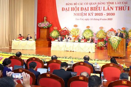 Khai mạc phiên chính thức Đại hội đại biểu Đảng bộ Các cơ quan Đảng tỉnh
