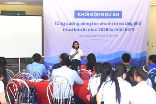 Khởi động dự án 'Tăng cường công tác chuẩn bị và ứng phó mùa bão lũ năm 2025'