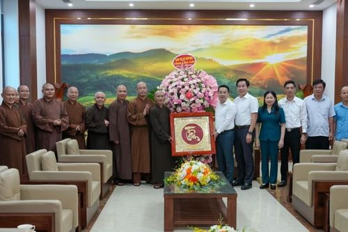 Lào Cai: Ban Thường trực Ban Trị sự GHPGVN tỉnh thăm lãnh đạo Tỉnh ủy và các cơ quan sau sáp nhập