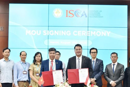 Học viện Tài chính ký kết hợp tác với Viện Kế toán Công chứng Singapore