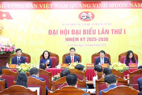 Đại hội đại biểu lần thứ I Đảng bộ các cơ quan Đảng tỉnh Lai Châu, nhiệm kỳ 2025-2030
