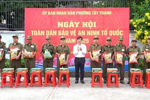 Phường Tây Thạnh: Xây dựng lực lượng Công an và an ninh cơ sở gần dân, vì dân