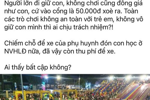 Nhiều trẻ gặp chấn thương ở khu vui chơi Nhà Văn hóa Lao động tỉnh Quảng Ngãi