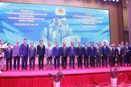 Lễ kỷ niệm 80 năm Ngày truyền thống Công an nhân dân tại Lào