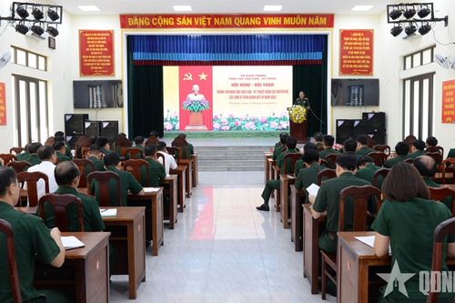 Hội nghị thông tin khoa học hậu cần - kỹ thuật quân sự chuyên đề toàn quân
