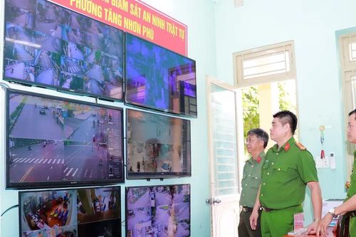 Phường Tăng Nhơn Phú (TPHCM) ra mắt Trung tâm Camera AI giám sát an ninh trật tự