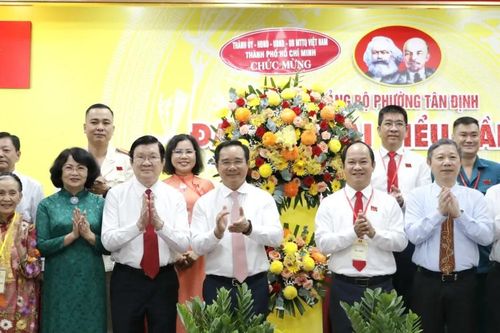 Đồng chí Lê Đức Thanh giữ chức Bí thư Đảng ủy phường Tân Định, TPHCM