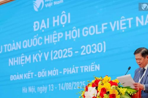 Hiệp hội Golf Việt Nam giữ nguyên vị trí lãnh đạo nhiệm kỳ mới