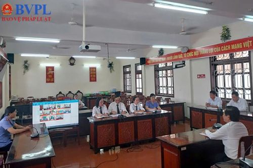 VKSND tỉnh Đồng Tháp phối hợp tổ chức phiên tòa dân sự rút kinh nghiệm trực tuyến