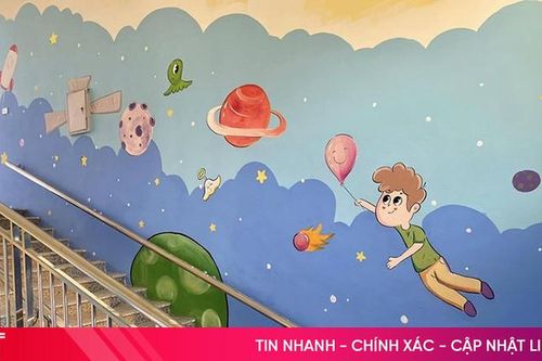 Nâng tầm không gian trường tiểu học với dịch vụ vẽ tranh tường của Bút Thần