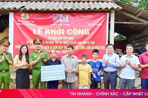Khởi công nhà tình nghĩa cho gia đình khó khăn ở xã Hà Linh