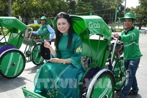 Grab Xích lô chính thức xuất hiện tại Huế
