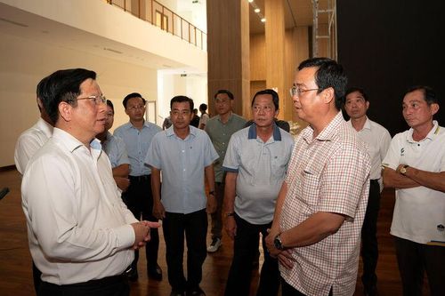 Chuẩn bị chu đáo lễ khánh thành Nhà hát tỉnh An Giang chào mừng 80 năm Quốc khánh 2/9