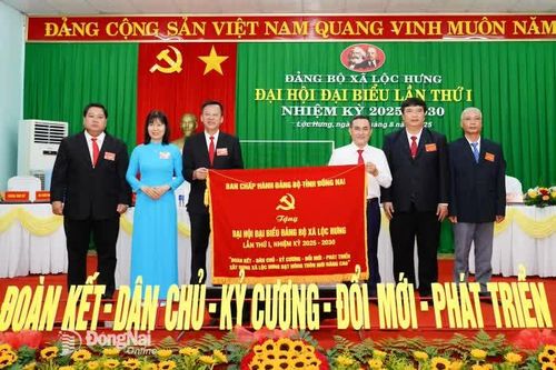 CHÀO MỪNG ĐẠI HỘI ĐẢNG BỘ CÁC CẤP, ĐẠI HỘI ĐẢNG BỘ TỈNH NHIỆM KỲ 2025-2030 VÀ ĐẠI HỘI LẦN THỨ XIV CỦA ĐẢNG Lộc Hưng phấn đấu hoàn thành mục tiêu tăng trưởng 2 con số